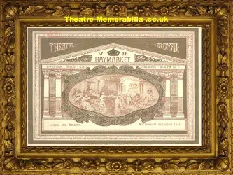 London Haymarket Theatre Royal – Bunch Of Violets – 1894