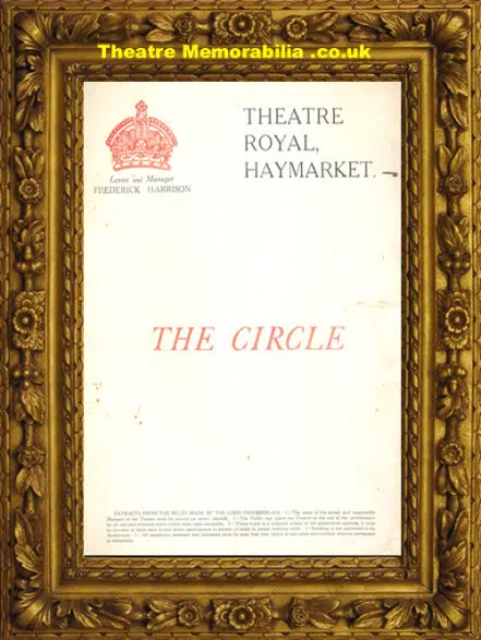London Haymarket – Theatre Royal – The Circle – 1921