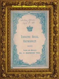 London Haymarket Theatre Royal – The Pompadour – 1888