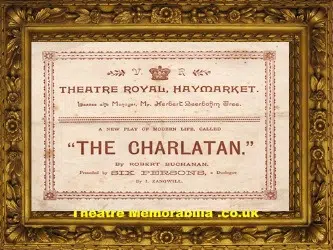 London Haymarket Theatre Royal – The Charlatan – 1894