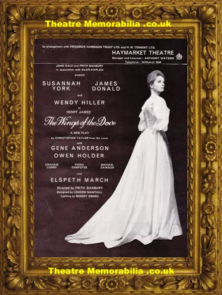 London Haymarket Theatre – The Wings Of A Dove – 1957