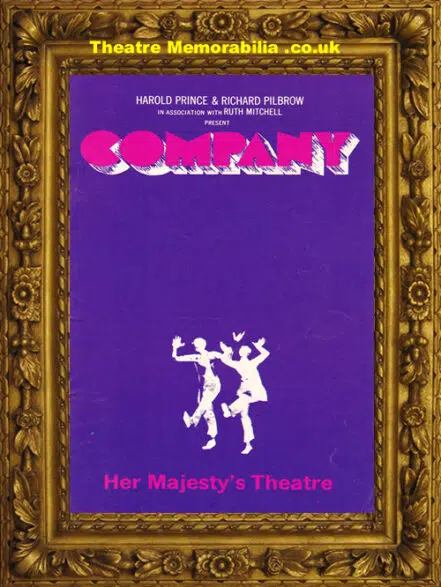 London Her Majesty’s Theatre – Company – 1972 – Connie Booth