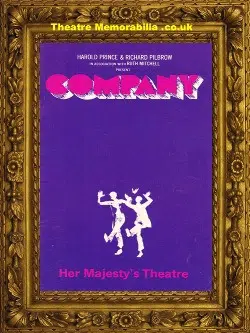 London Her Majesty’s Theatre – Company – 1972 – Connie Booth