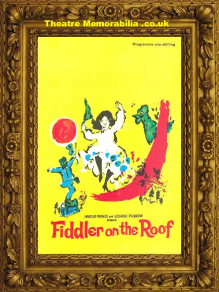 London Her Majesty’s Theatre – Fiddler On The Roof – 1967