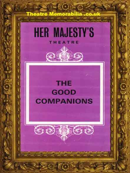 London Her Majesty’s Theatre – Good Companions – 1974 Judi Dench