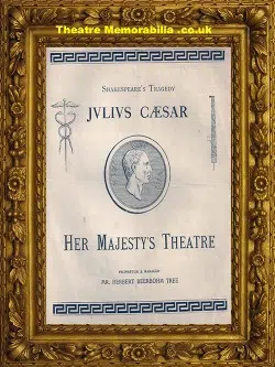 London Her Majesty’s Theatre – Julius Caesar – 1898