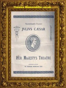 London Her Majesty’s Theatre – Julius Caesar – 1898