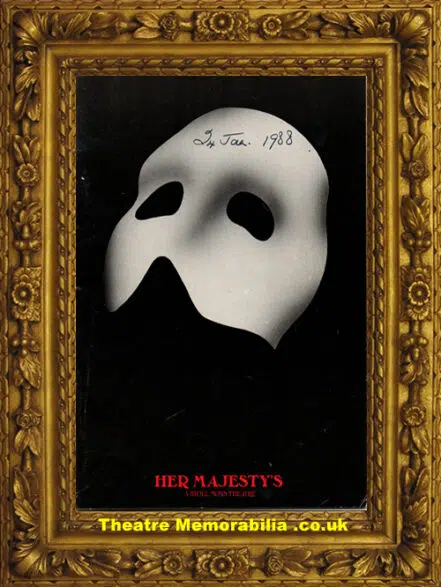 London Her Majesty’s Theatre – Phantom Of The Opera – 1988