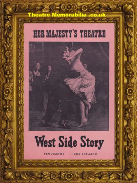 London Her Majesty’s Theatre – West Side Story – 1958