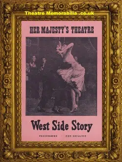 London Her Majesty’s Theatre – West Side Story – 1958