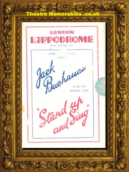 London Hippodrome – Stand Up And Laugh – 1932