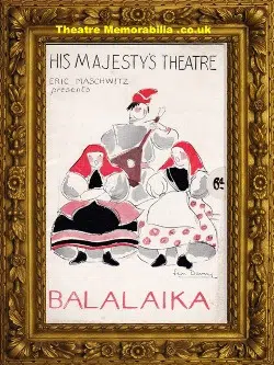 London His Majesty’s Theatre – Balalaika – 1930s
