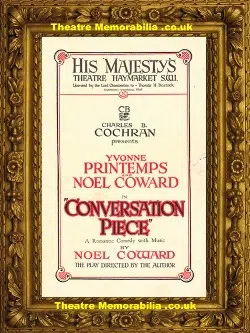 London His Majesty’s Theatre – Conversation Piece – 1934