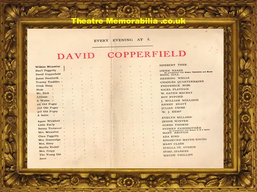London His Majesty's Theatre - David Copperfield - 1914