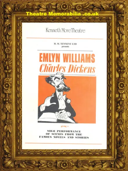 London Kenneth More Theatre – Chares Dickens – 1975
