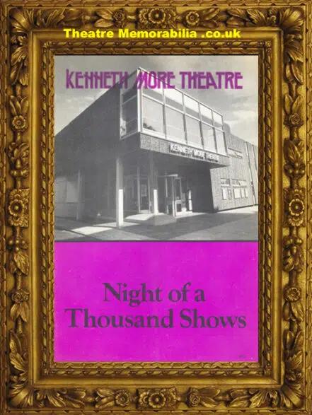 London Kenneth More Theatre – Night Thousand Shadows – 1970s