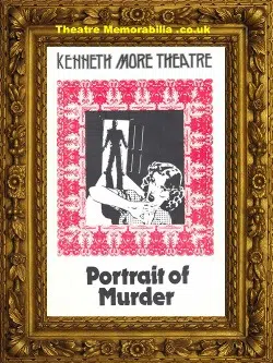 London Kenneth More Theatre – Portrait Of Murder – 1977