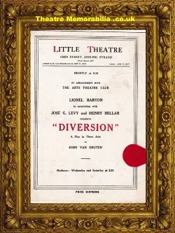 London Little Theatre – Diversion – 1928