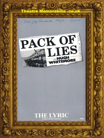 London Lyric Theatre – Pack Of Lies – 1984 Judi Dench