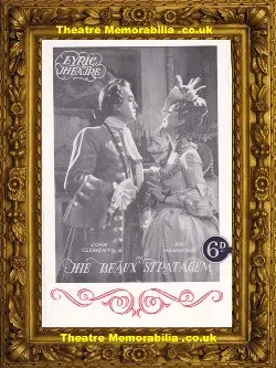 London Lyric Theatre – The Beaux Stratagem – 1950 John Clements