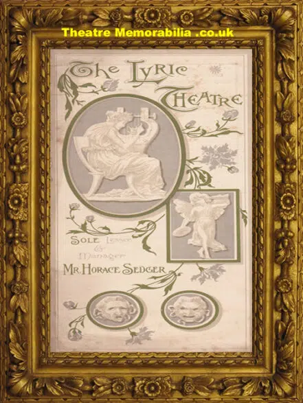 London Lyric Theatre – The Magic Opal – 1893