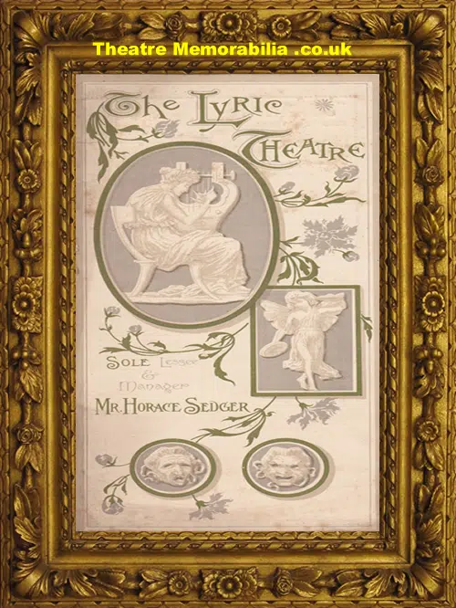 London Lyric Theatre - The Magic Opal - 1893