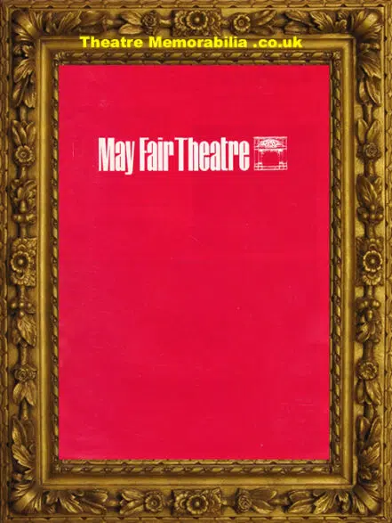 London May Fair Theatre – Elocution of Benjamin Franklin – 1976