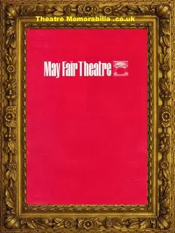 London May Fair Theatre – Elocution of Benjamin Franklin – 1976