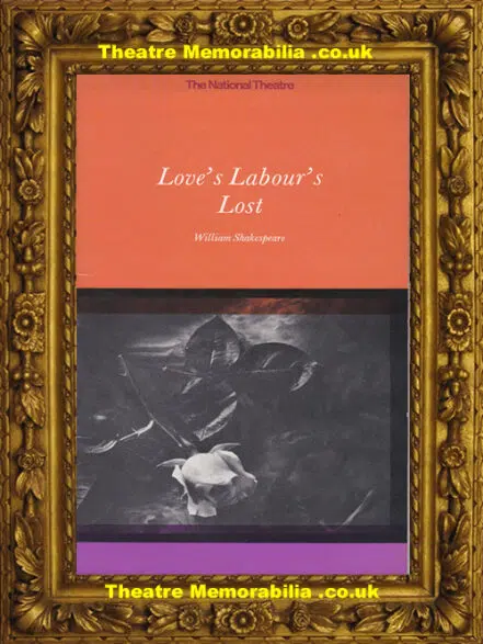 London National Theatre – Love’s Labour’s Lost – 1971