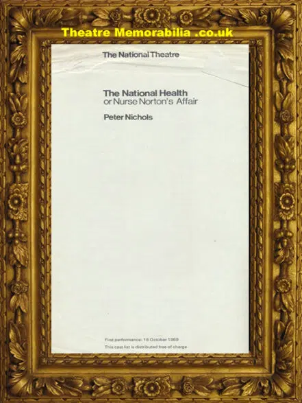 London National Theatre – Nurse Norton – 1969
