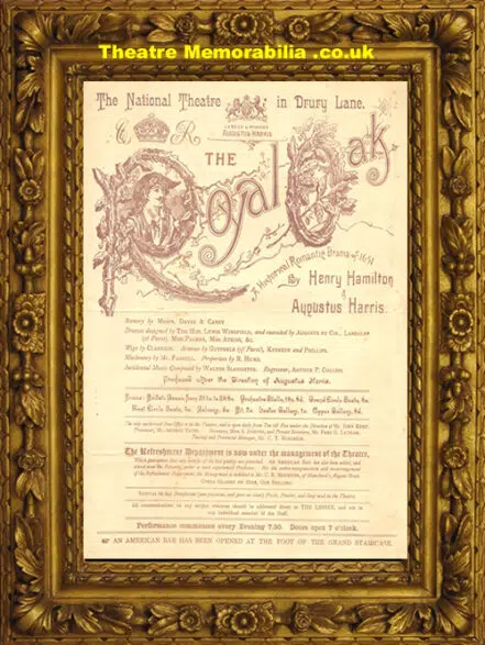 London National Theatre – The Royal Oak – 1889