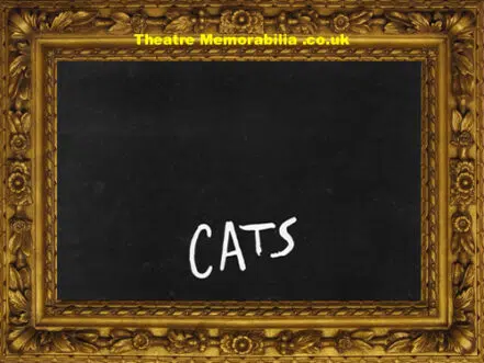 London New London Theatre – Cats – 1981 + Ticket + Marti Webb