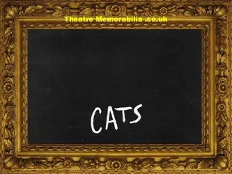 London New London Theatre – Cats – 1981 + Ticket + Marti Webb