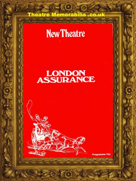 London New Theatre – London Assurance – 1972 Judi Dench