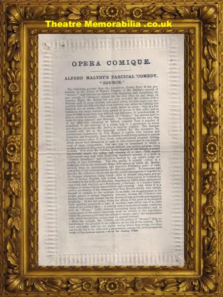 London Opera Comique Theatre – Bounce – 1896
