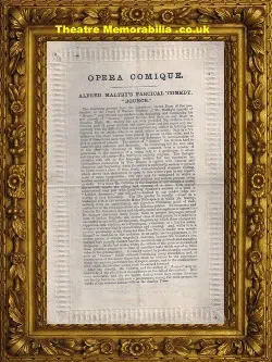 London Opera Comique Theatre – Bounce – 1896