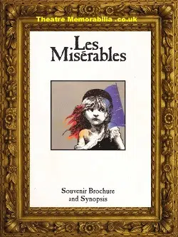 London Palace Theatre – Les Miserables – 1986 – Brochure