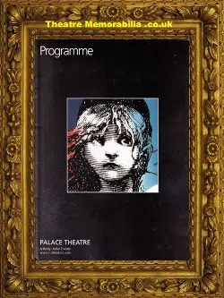 London Palace Theatre – Les Miserables – 1985 – Jeff Leyton