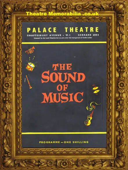 London Palace Theatre – The Sound Of Music – 1961 – Jean Bayless