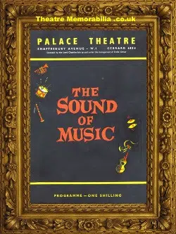 London Palace Theatre – The Sound Of Music – 1961 – Jean Bayless