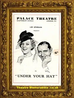 London Palace Theatre – Under Your Hat – 1939
