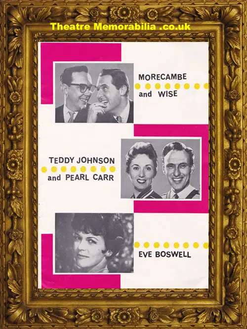 London Palladium - Bruce Forsyth + Morecambe Wise 1962