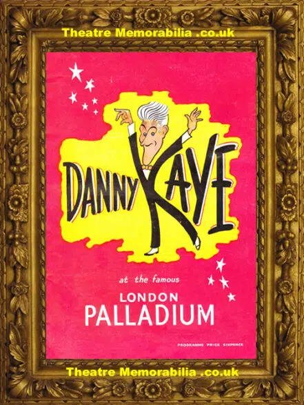 London Palladium Theatre – Danny Kaye – 1955