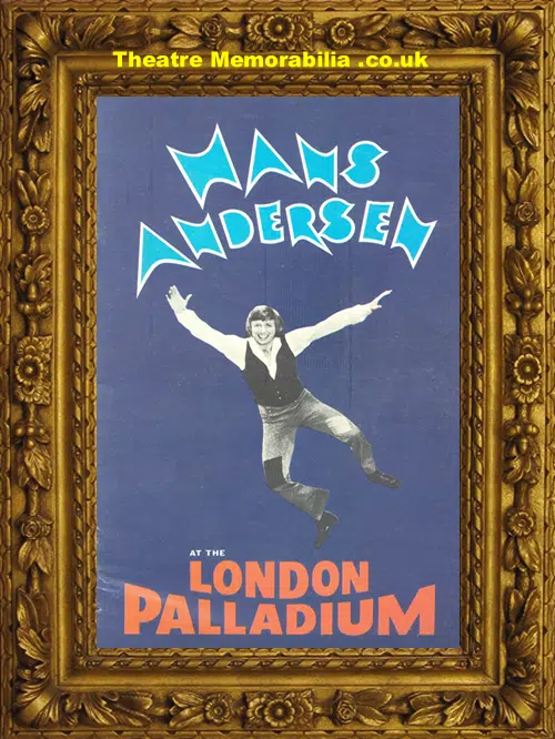 London Palladium Theatre - Hans Anderson - 1960's Tommy Steele