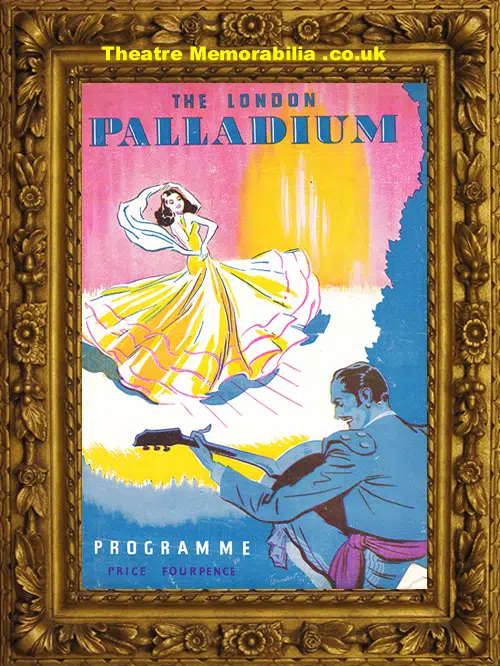 London Palladium Theatre Show - 1948 - Carmen Miranda