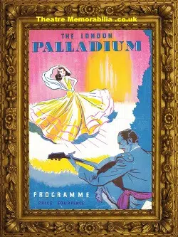 London Palladium Theatre Show - 1948 - Carmen Miranda