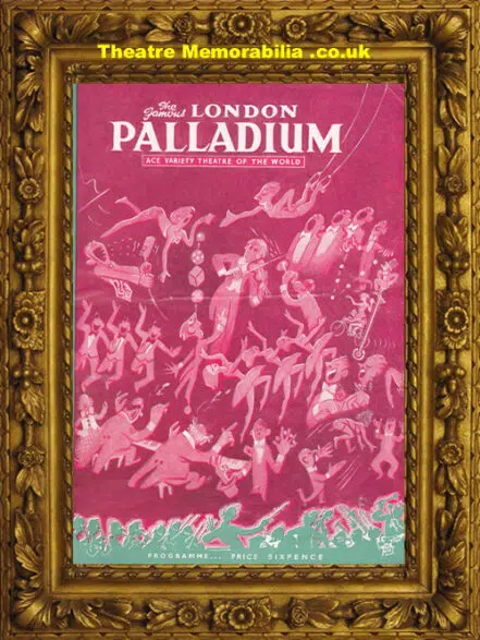 London Palladium Theatre Show – 1955 – Dickie Valentine