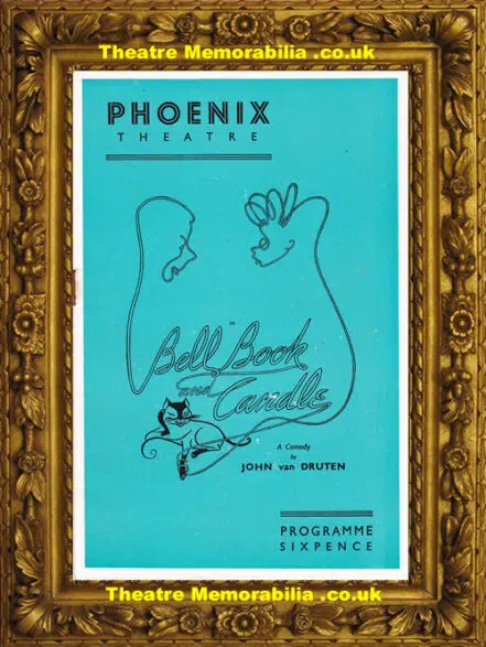 London Phoenix Theatre – Bell Book and Candle – 1954