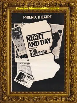 London Phoenix Theatre – Night And Day – 1978 – John Thaw