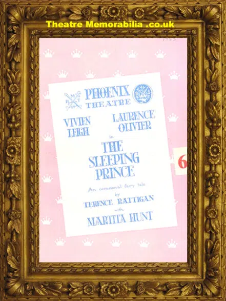 London Phoenix Theatre – Sleeping Prince – 1953 Vivien Leigh